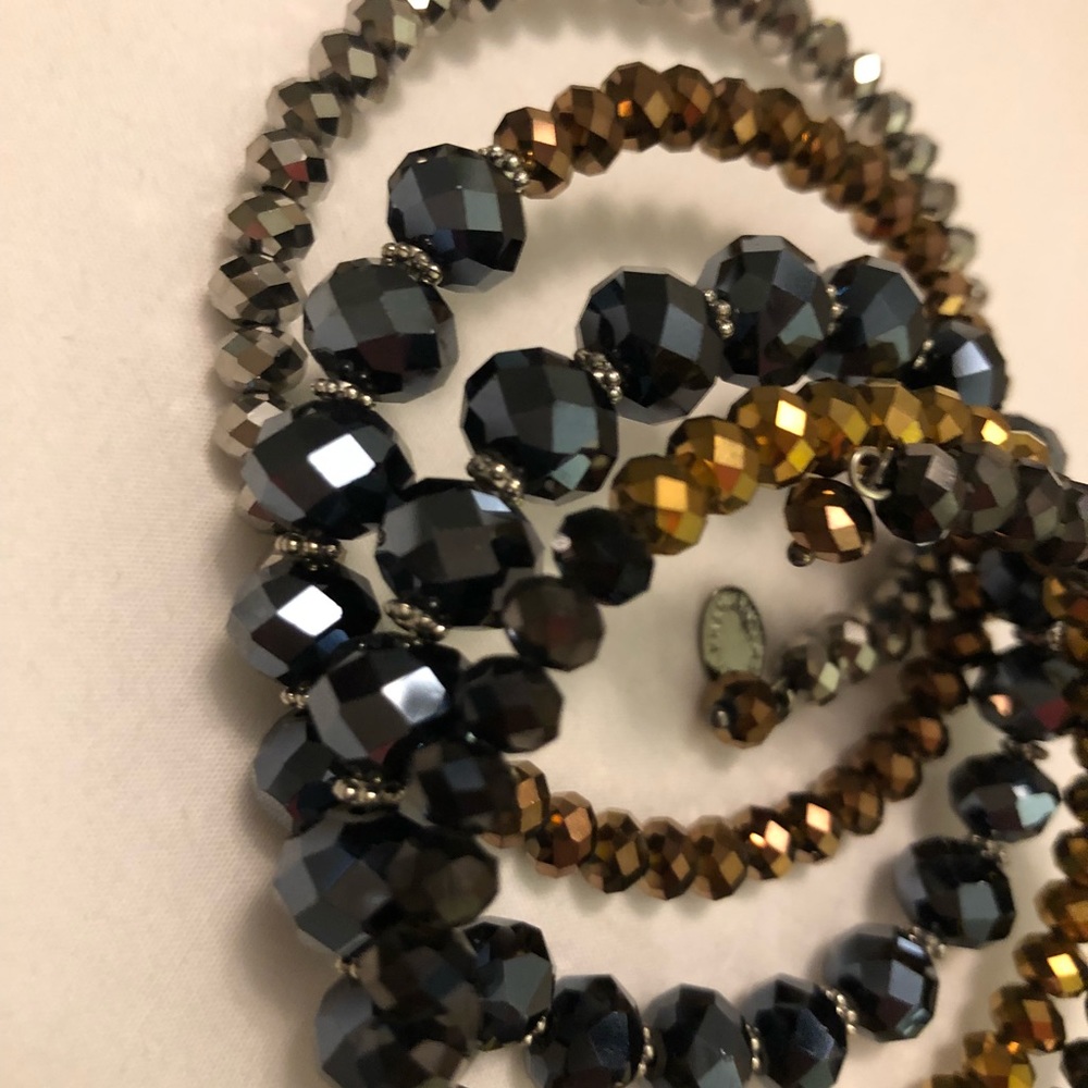 Multi Jeweled bangle bracelet - Picture 10 of 15